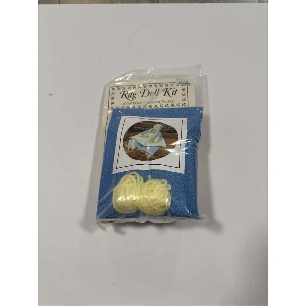 Rag Doll Craft Kit Historical Folk Toys LLC 4715 Blonde Blue Dress